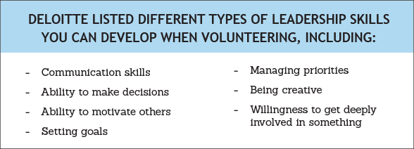 develop leadership skills through volunteering develop leadership skills through volunteering