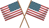 Mini American Flags